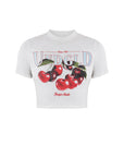 Crop Top Undergold Basics Cherries Baby Tee