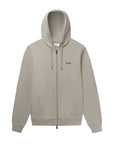 Hoodie Balr Q-series Regular Fit Zip Through Silver Lining
