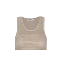 Crop Top Celeit Embossing