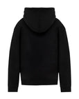Hoodie Remanence negro con capucha relaxed fit