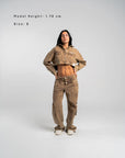 Jacket Aurum Coffe Washed