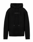 Hoodie Remanence negro con capucha relaxed fit
