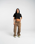 Crop Top Aurum Black Born To fly