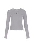 Rib Long Sleeve Grey