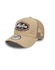 Gorra New Era -940Trucker- Oval Canvas Distress Newera Beige