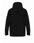 Mens black jacket with removable hood Holmium