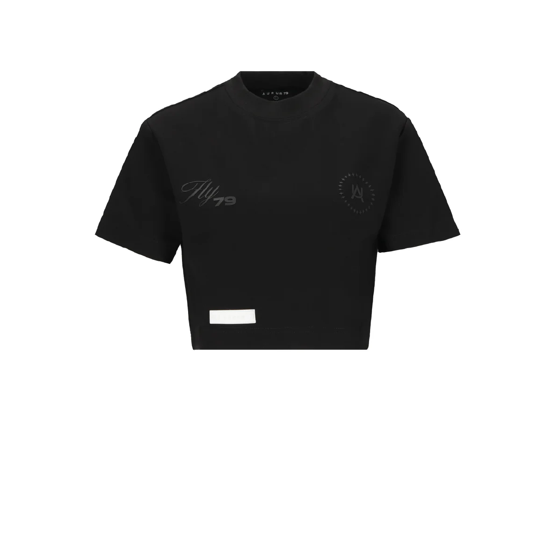 Crop Top Aurum Black Born To fly