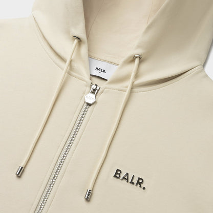 Hoodie Balr Q-series Regular Fit Zip Through Swan