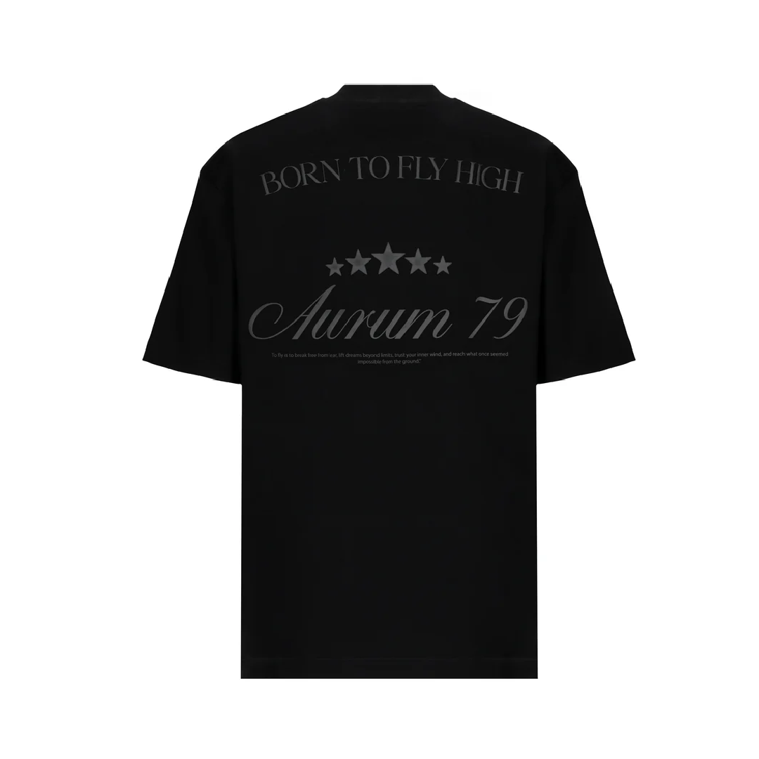 Camiseta Aurum Black Born to Fly