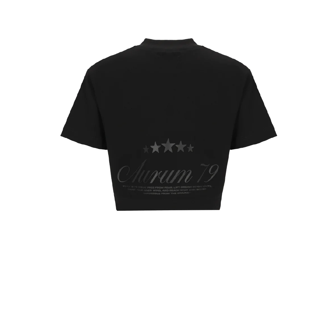 Crop Top Aurum Black Born To fly