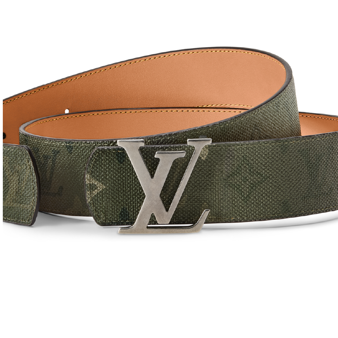 Cinturón reversible LV Verde