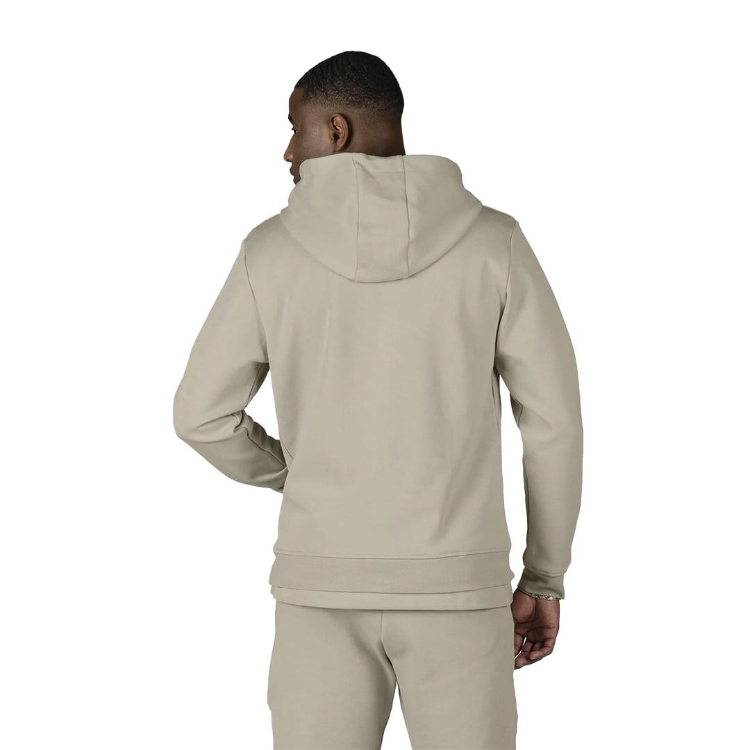 Hoodie Balr Q-series Regular Fit Zip Through Silver Lining