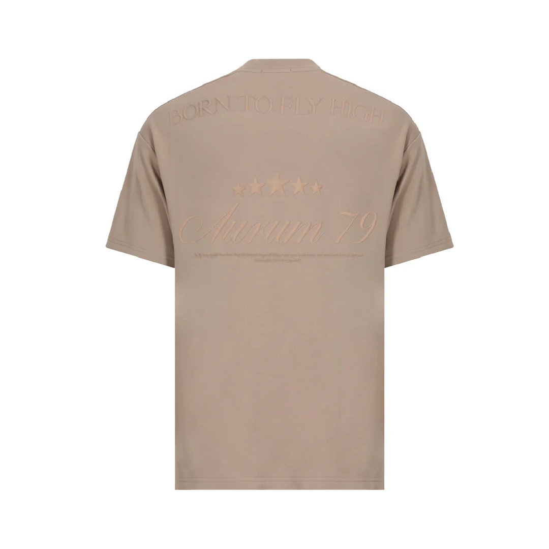 Camiseta Aurum Nude Born to Fly