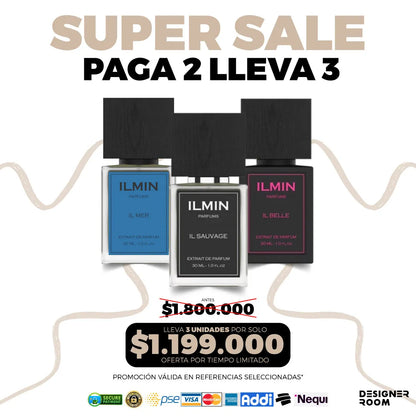 Super Sale Pack x 3 Ilmin