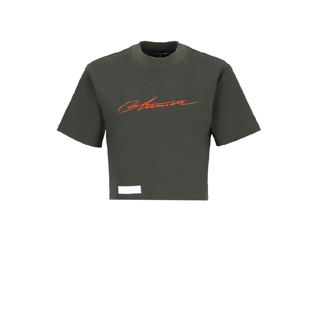 Crop Top Aurum Green Signature