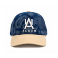 GORRA AURUM AZUL-CAFE LOGO BLANCO