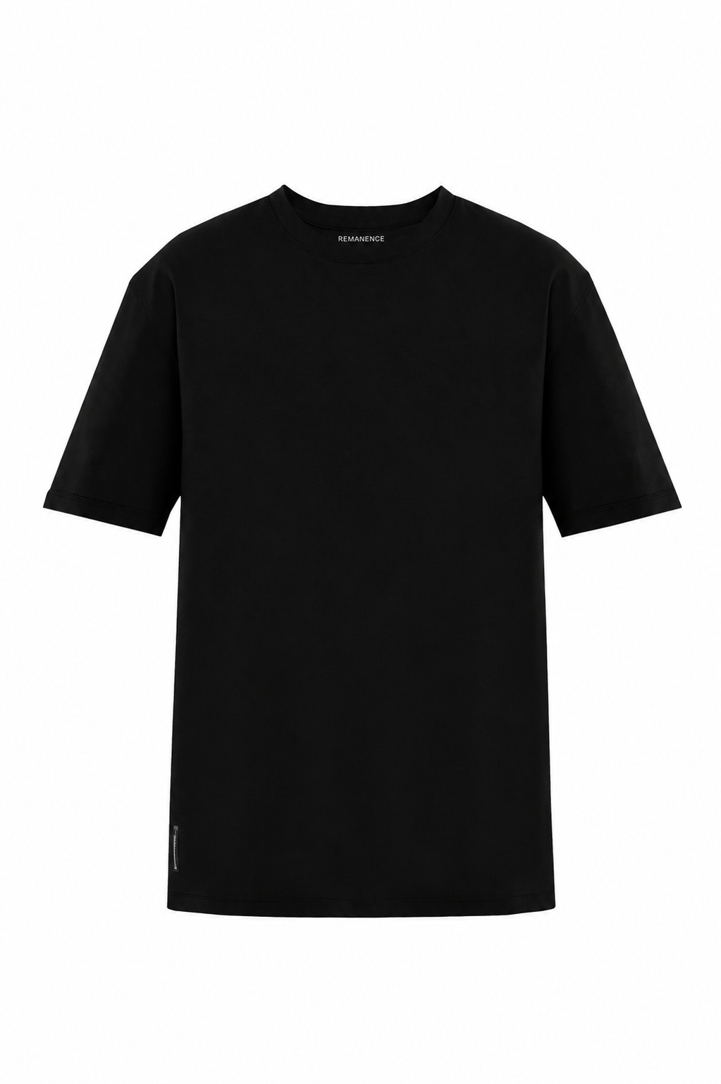 Camiseta Remanence Cling negra para hombre fit relajado
