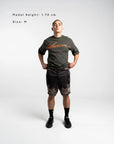 Short Aurum Black Bandana
