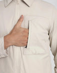 Mens Sand regular fit jacket Vapor - Color Sand