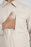 Mens Sand regular fit jacket Vapor - Color Sand