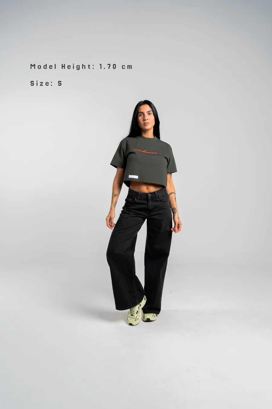 Crop Top Aurum Green Signature