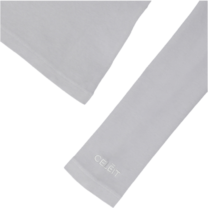 Rib Long Sleeve Grey