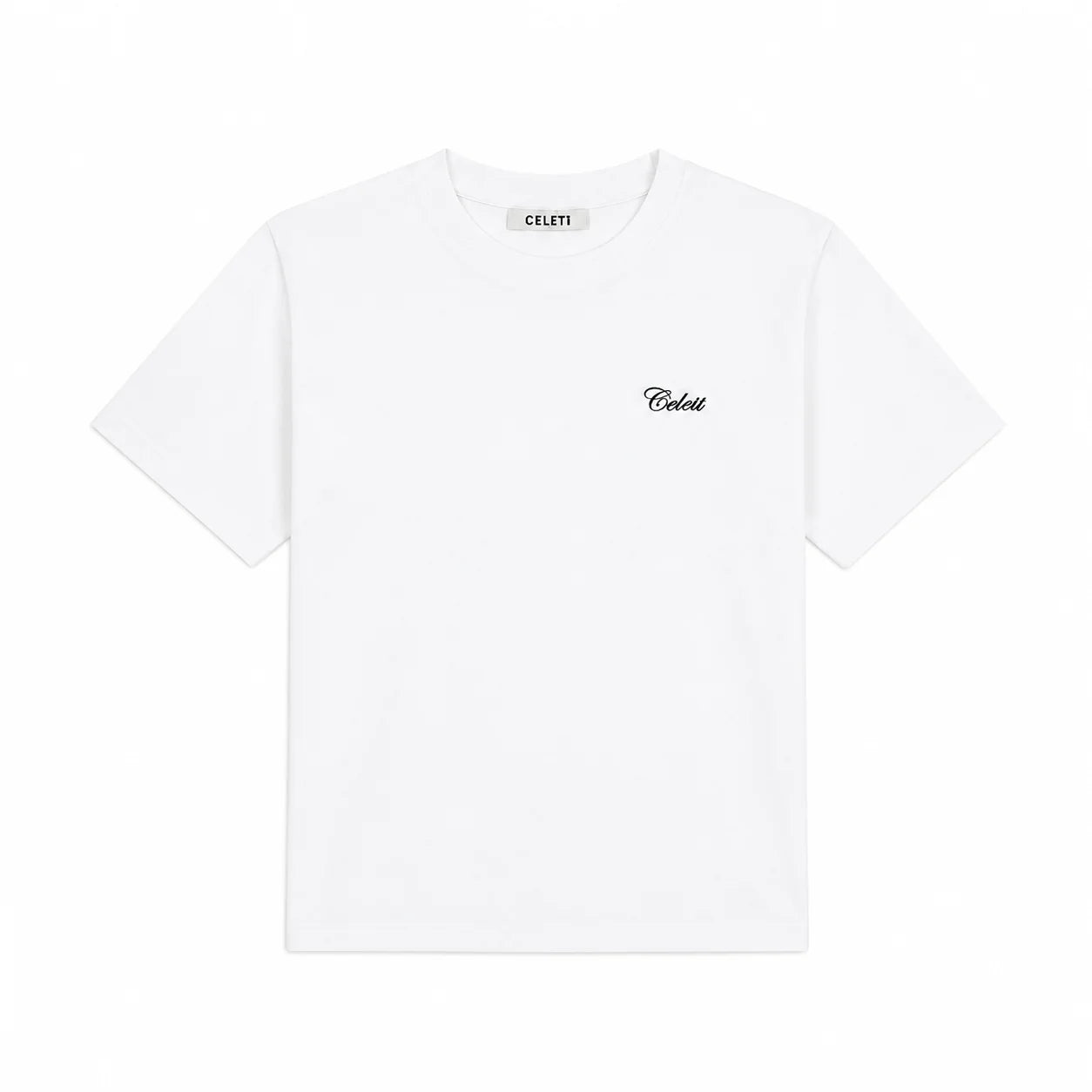CELEIT SCRIPT TEE WHITE