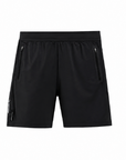 Remanence - Mens black shorts with biker Snap - Color Black