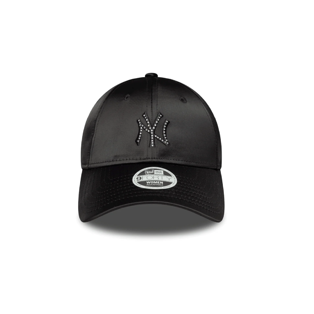 Gorra New Era -940-Wmns Satin Rhinestone Neyyan Blk