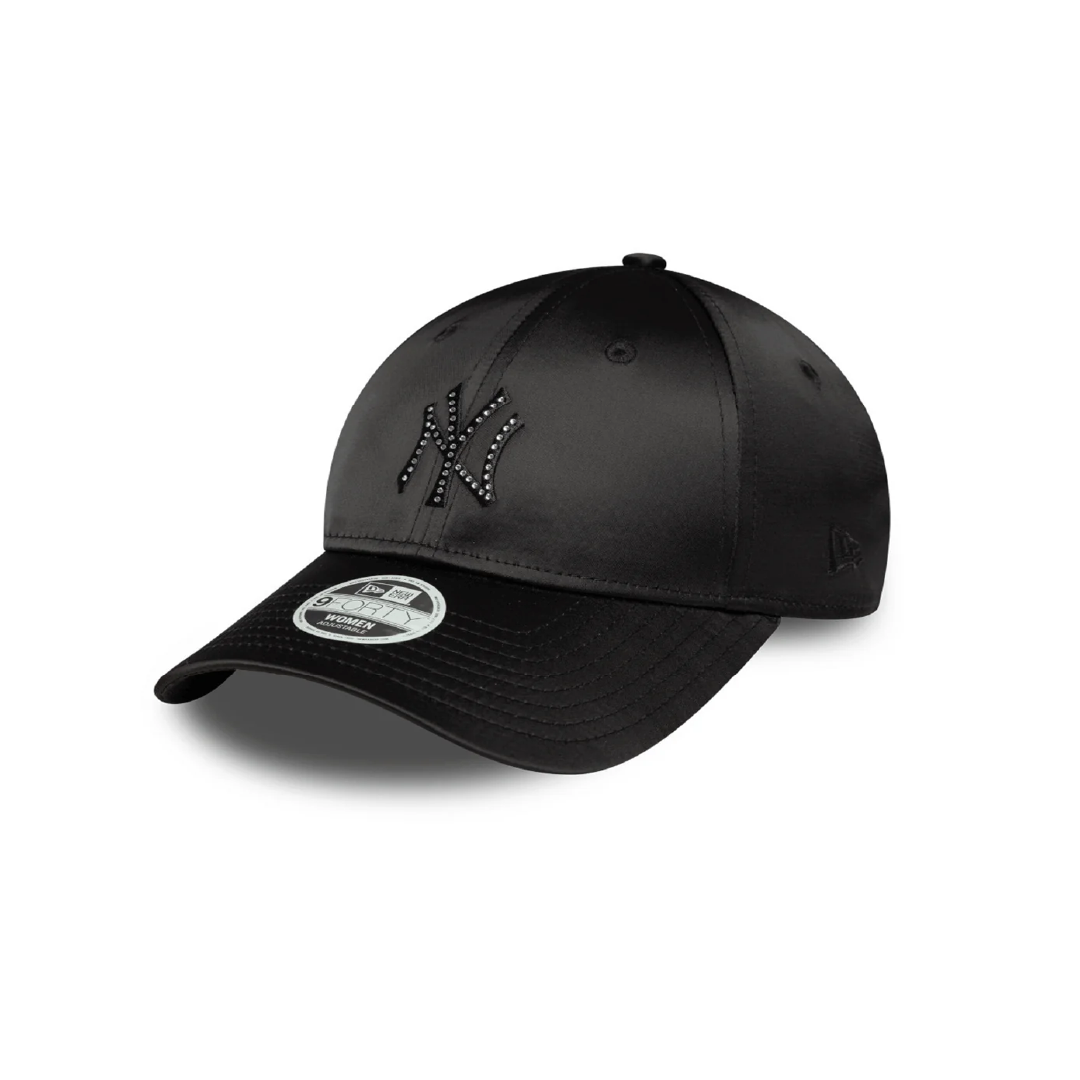 Gorra New Era -940-Wmns Satin Rhinestone Neyyan Blk