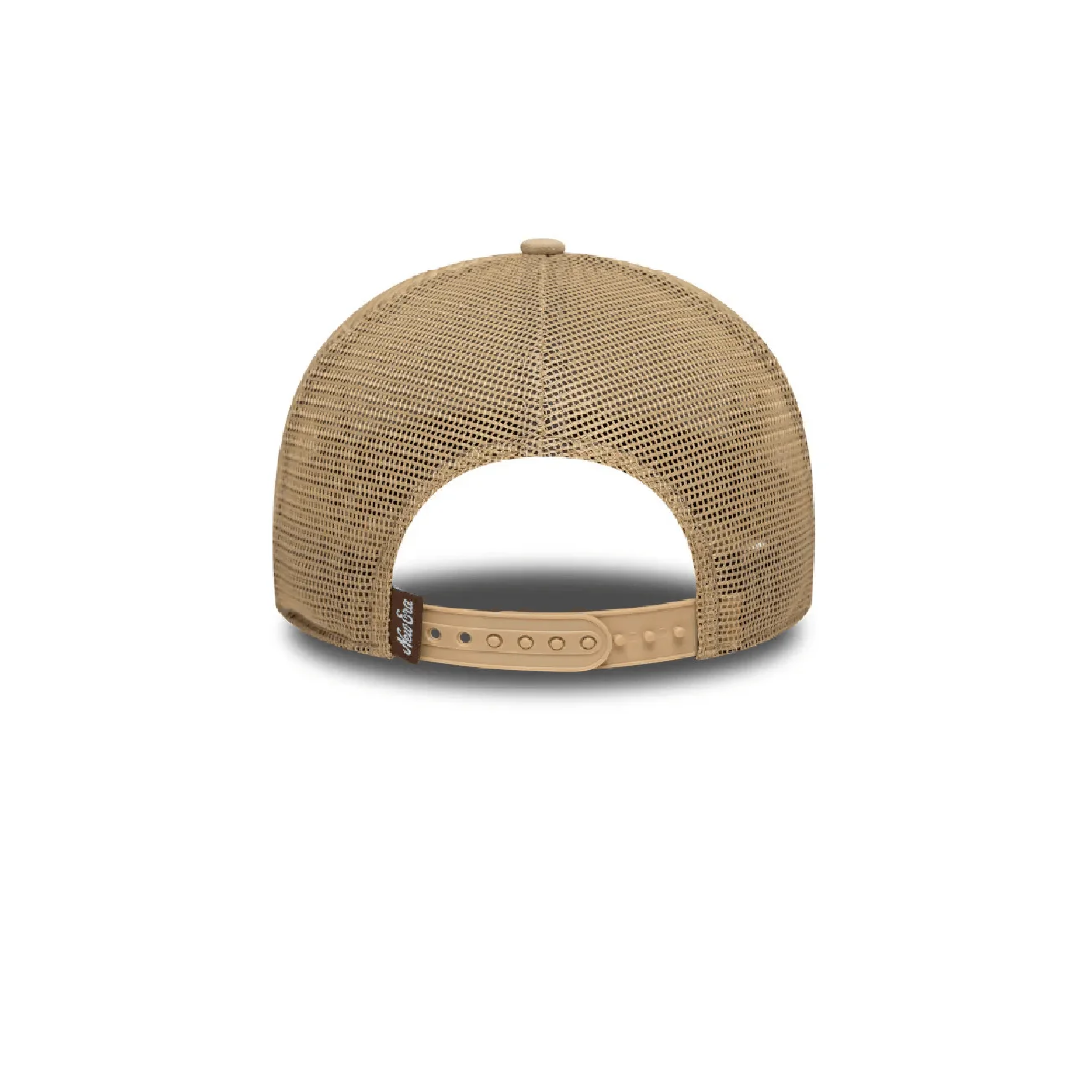 Gorra New Era -940Trucker- Oval Canvas Distress Newera Beige