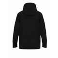 Mens black jacket with removable hood Holmium