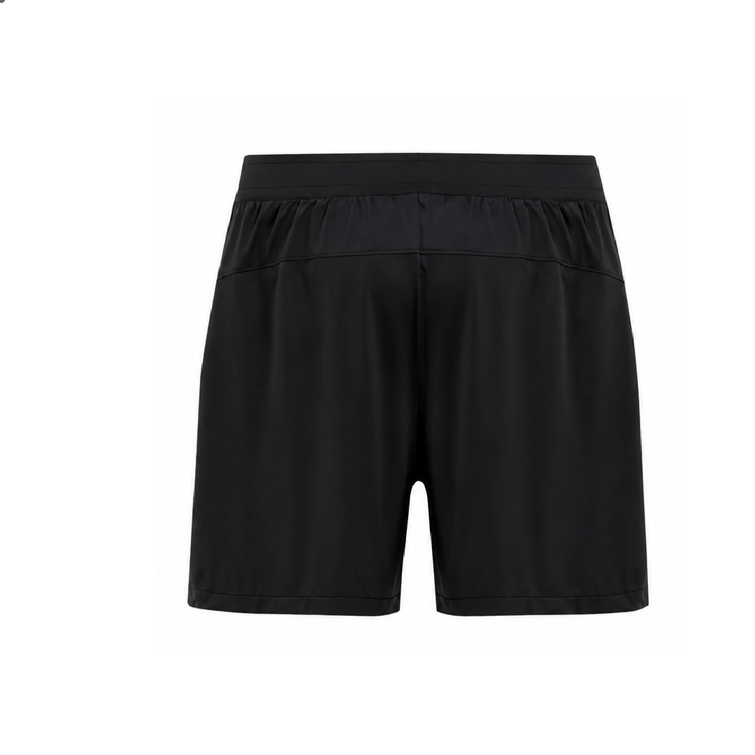 Remanence - Mens black shorts with biker Snap - Color Black