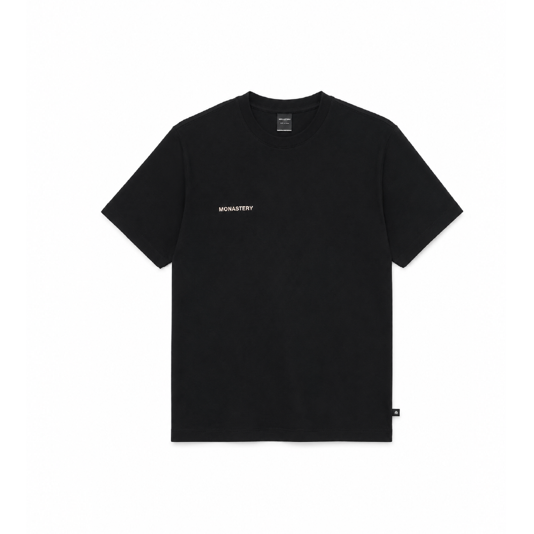 Camiseta Monastery lira -Negro
