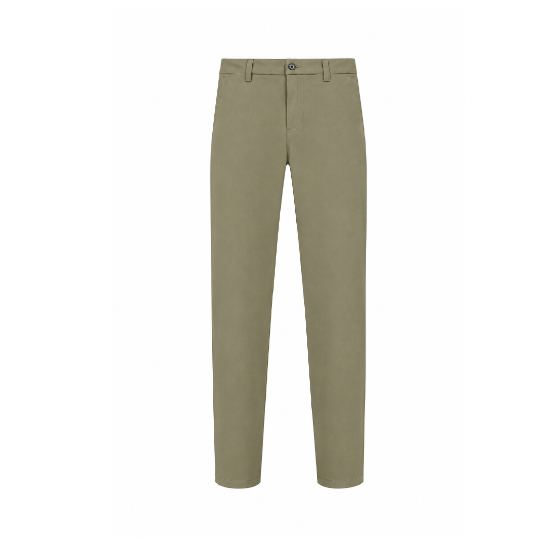 RMN Mens Olive Green chino pants Stellar