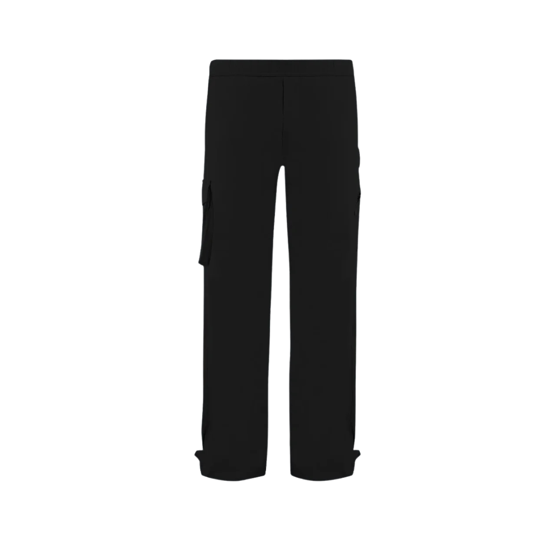 RMN Mens black regular fit pants Iron Color Black